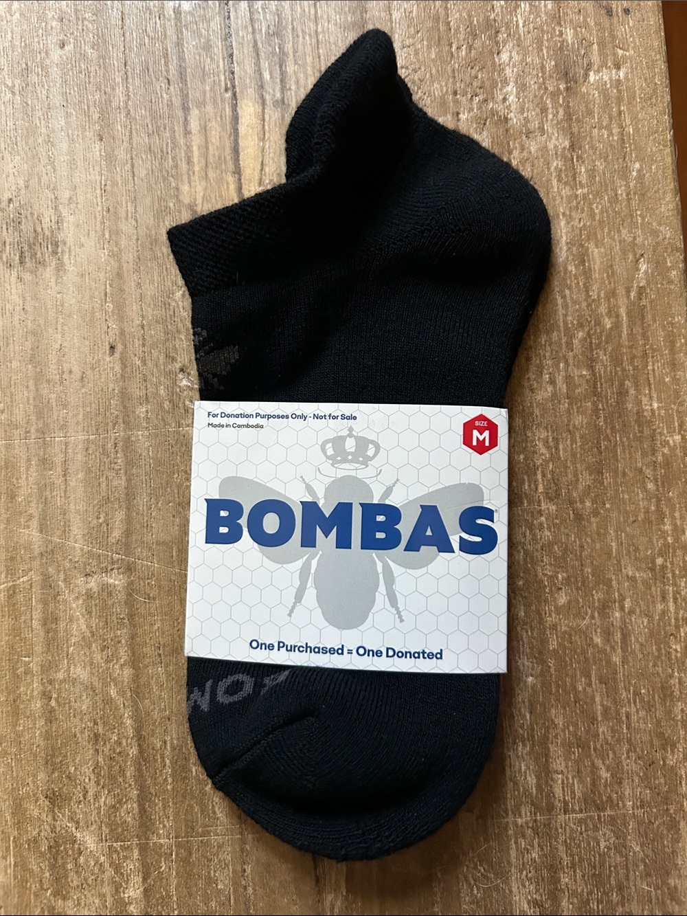 Bombas Black Men's Low-Cut Athletic No-Show Socks